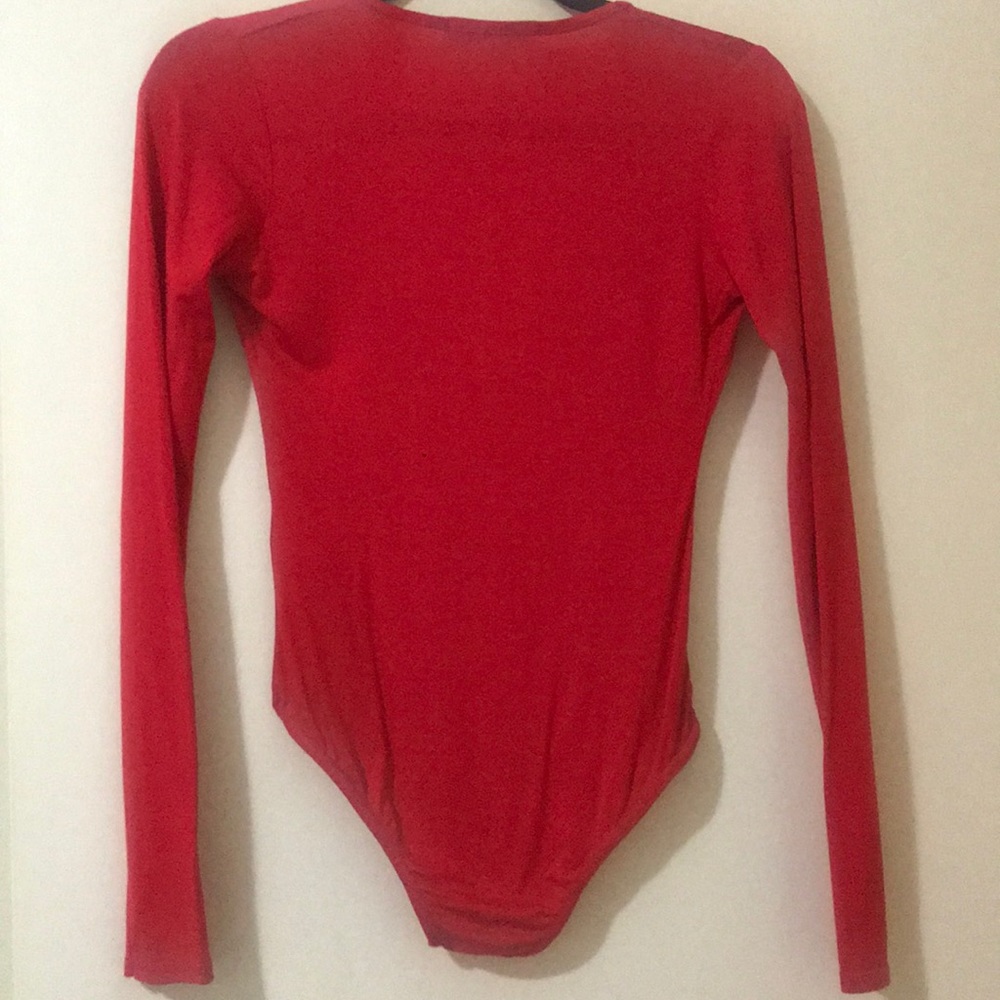 ❌S O L D ❌MISSGUIDED Red Body Suit - Picture 4 of 5